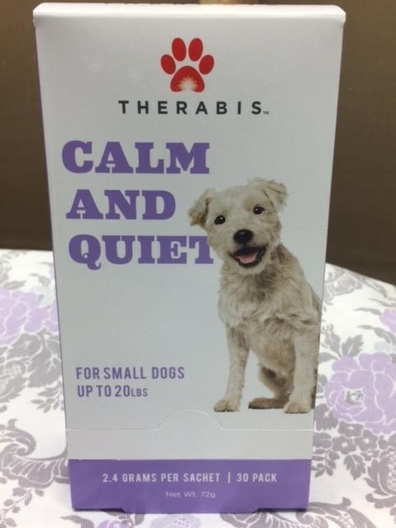 CALM AND QUIET FOR SMALL DOGS UP TO 20 LBS BY THERABIS