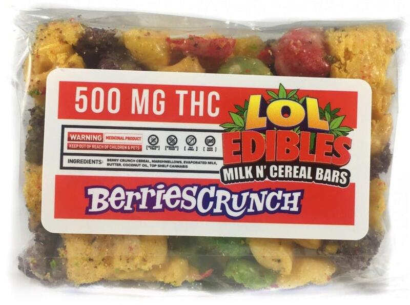 BERRIES CRUNCH CEREAL BAR - 500 MG