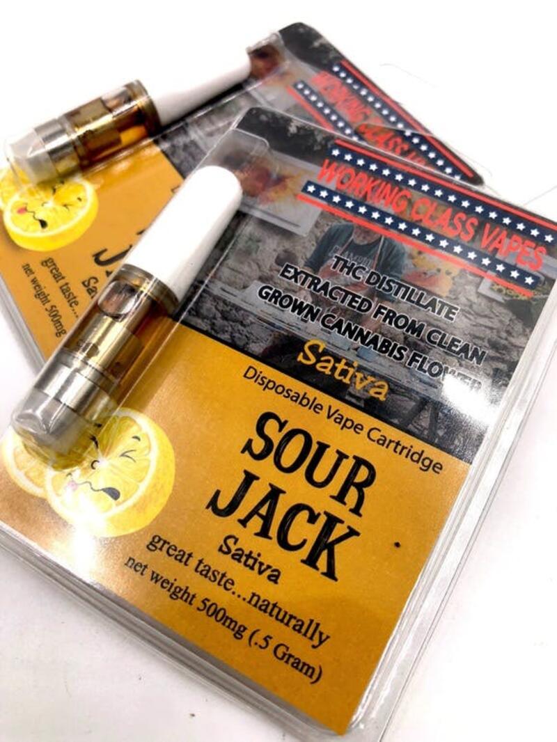 New!! Working Class Vapes Sour Jack