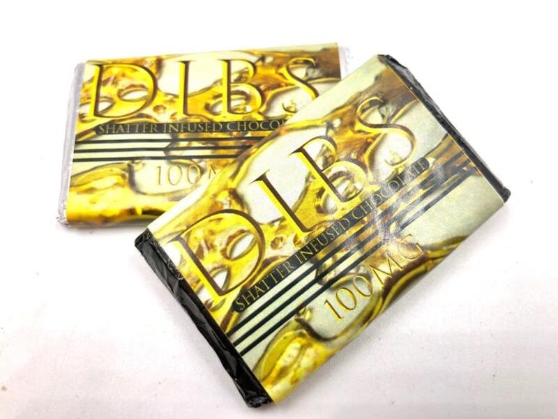 Dibs 100mg Shatter Infused Chocolates - 10