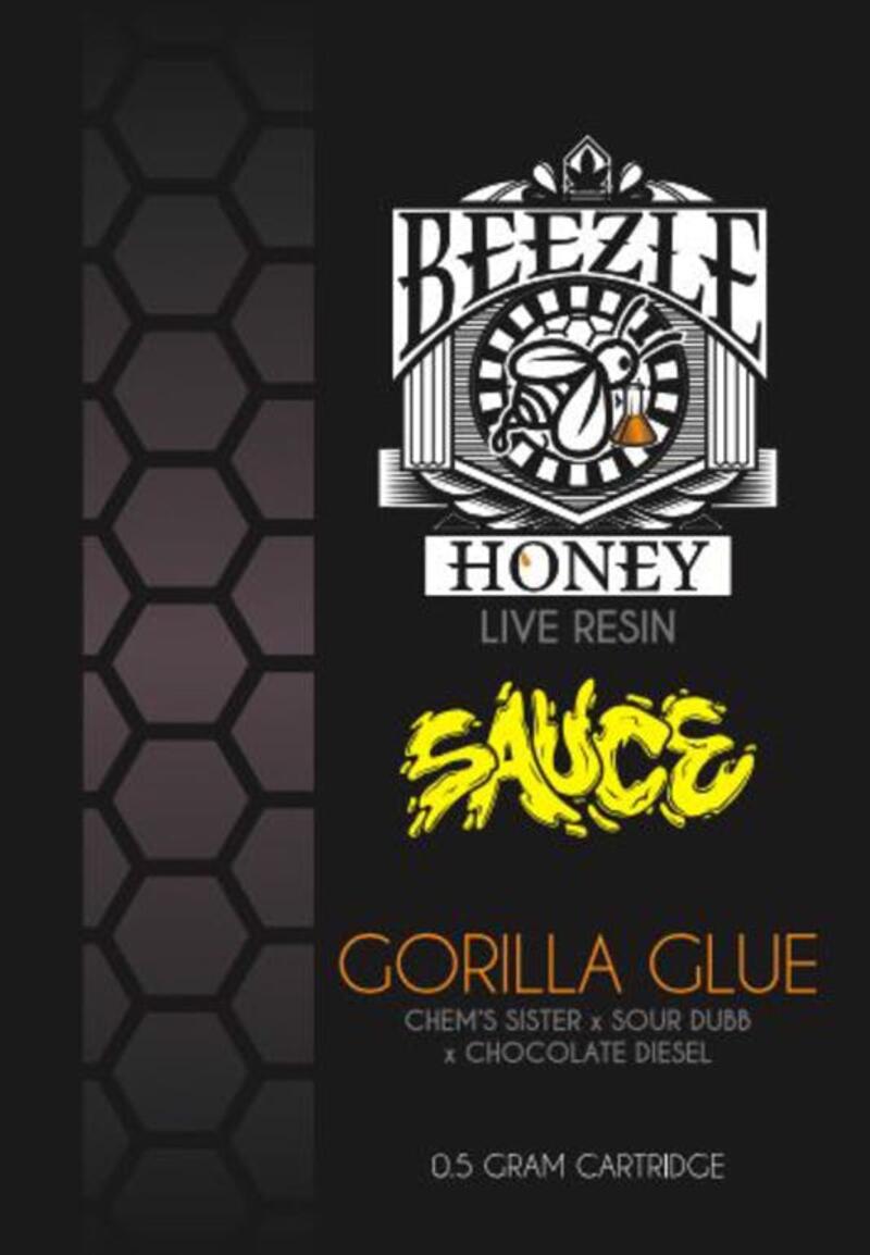 Live Resin Sauce Gorilla Glue Cartridge - Gorilla Glue