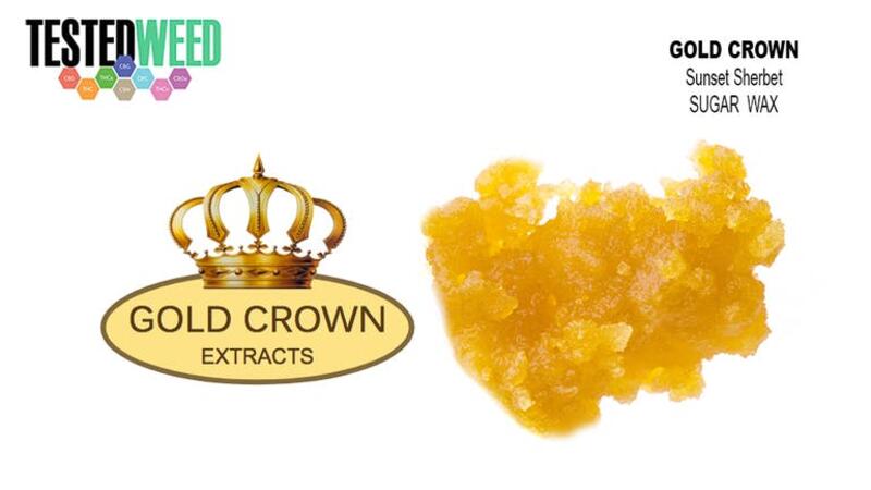 Gold Crown Sugar Wax - Fire OG, White Widow, Blueberry Haze, Super Jack
