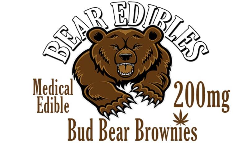 200mg THC Brownies | Bear Edibles