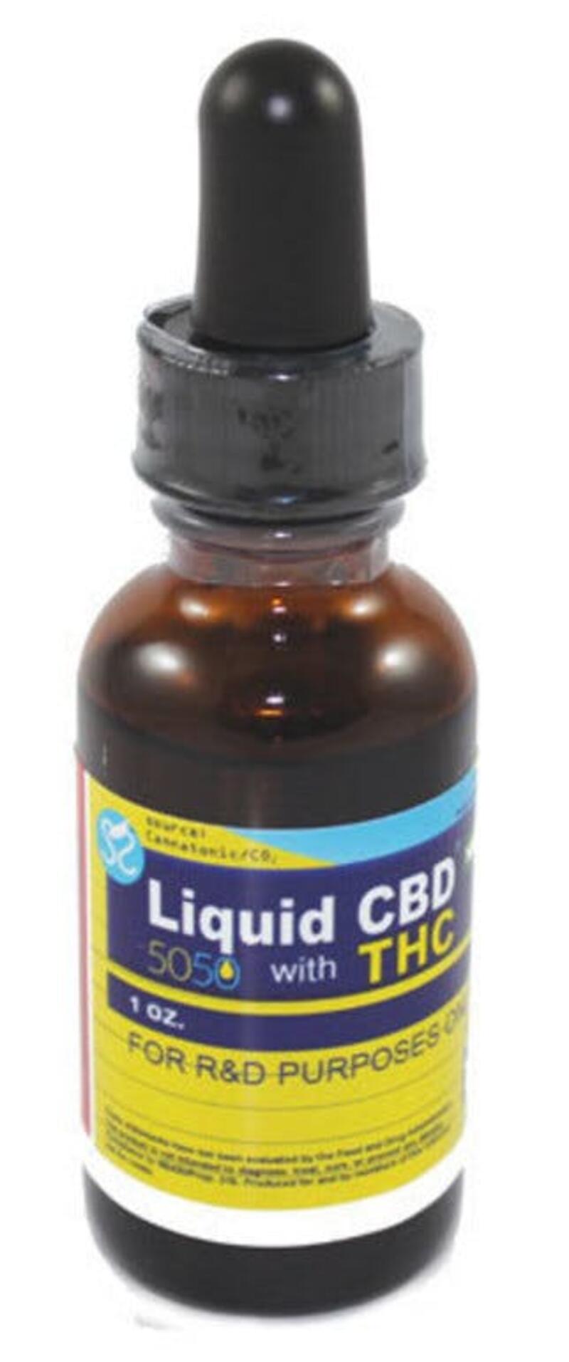 Liquid CBD plus THC 1:1