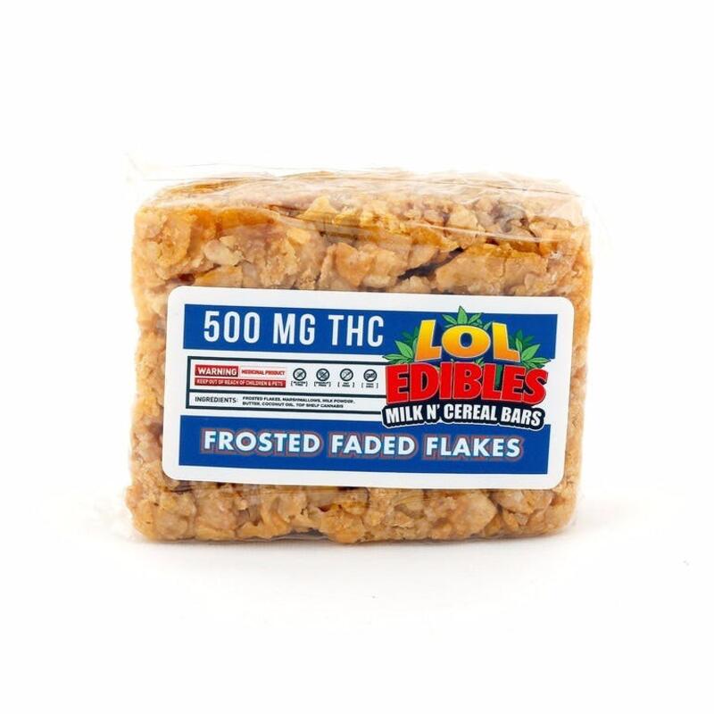 FROSTED FADED FLAKES CEREAL BAR - 500 MG
