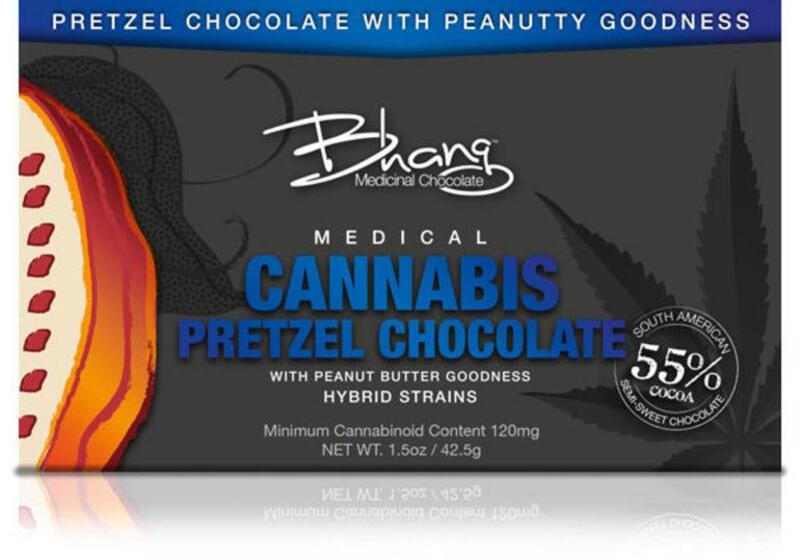 Bhang Bar 120MG- Pretzel Chocolate with Peanut Butter Goodness