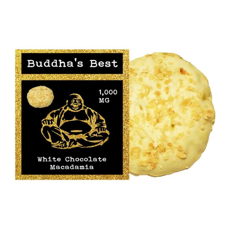 Buddha's Best 1,000MG White Chocolate Macadamia Nut Cookie 2 for $75