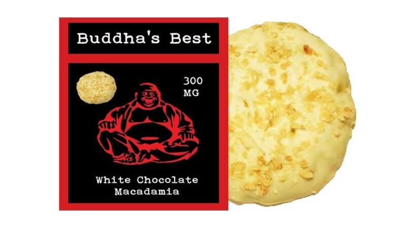 Buddha's Best Edibles- White Chocolate Macadamia Nut Cookie 300MG
