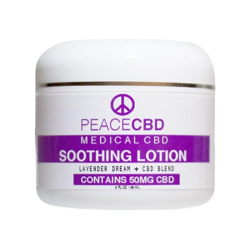 50mg CBD Lavender Soothing Lotion