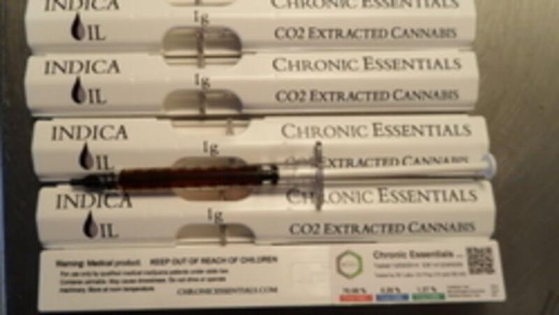 Chronic Essentials - Indica Co2 Extracted Oil