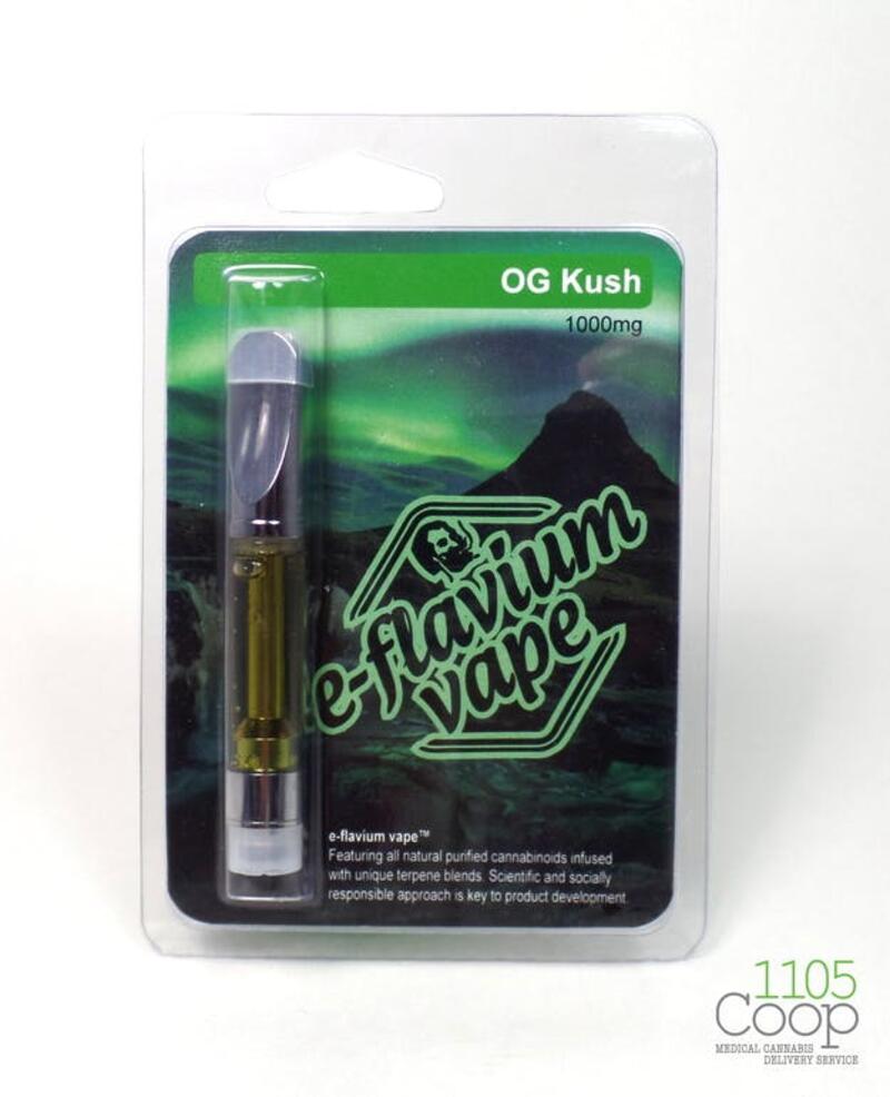 [OG KUSH] 80% THC 1000mg Vape Cartridge