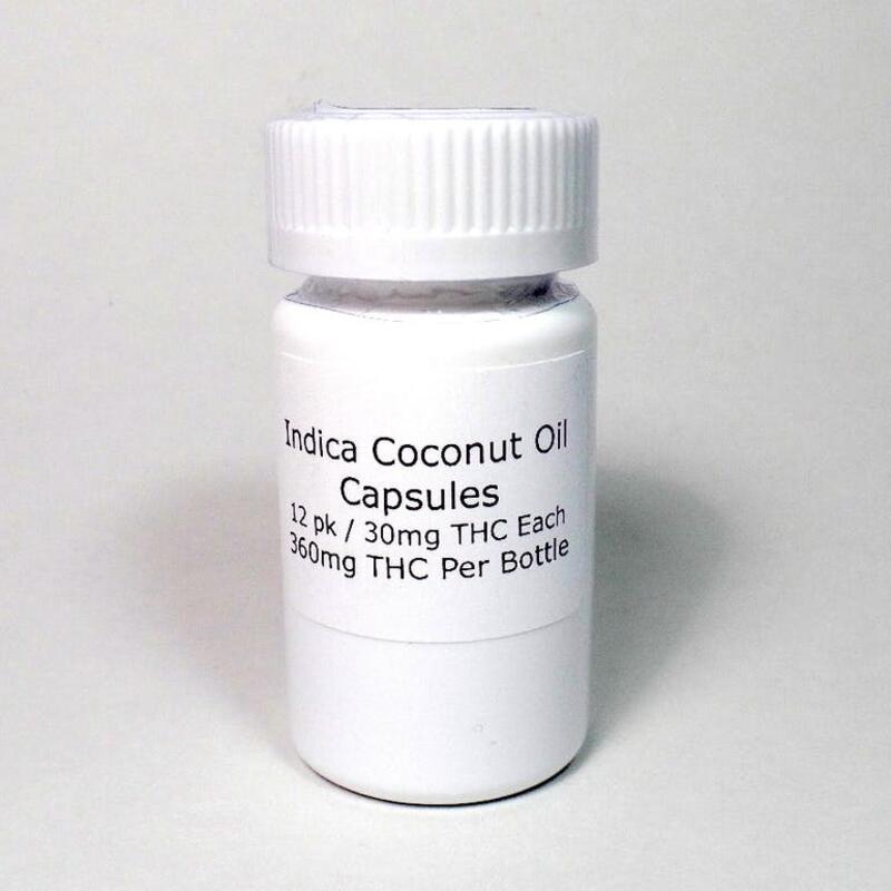 Indica Coconut Oil Capsules 360mg