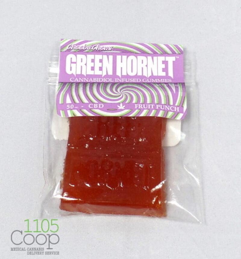 Green Hornet Gummy 50mg "Pure CBD"
