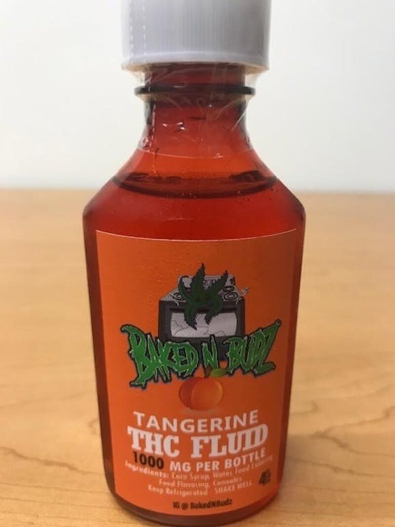 Baked n Budz THC Syrup - Tangerine