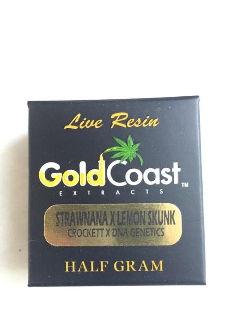 GoldCoast Live Resin - Strawnana x Lemon Skunk