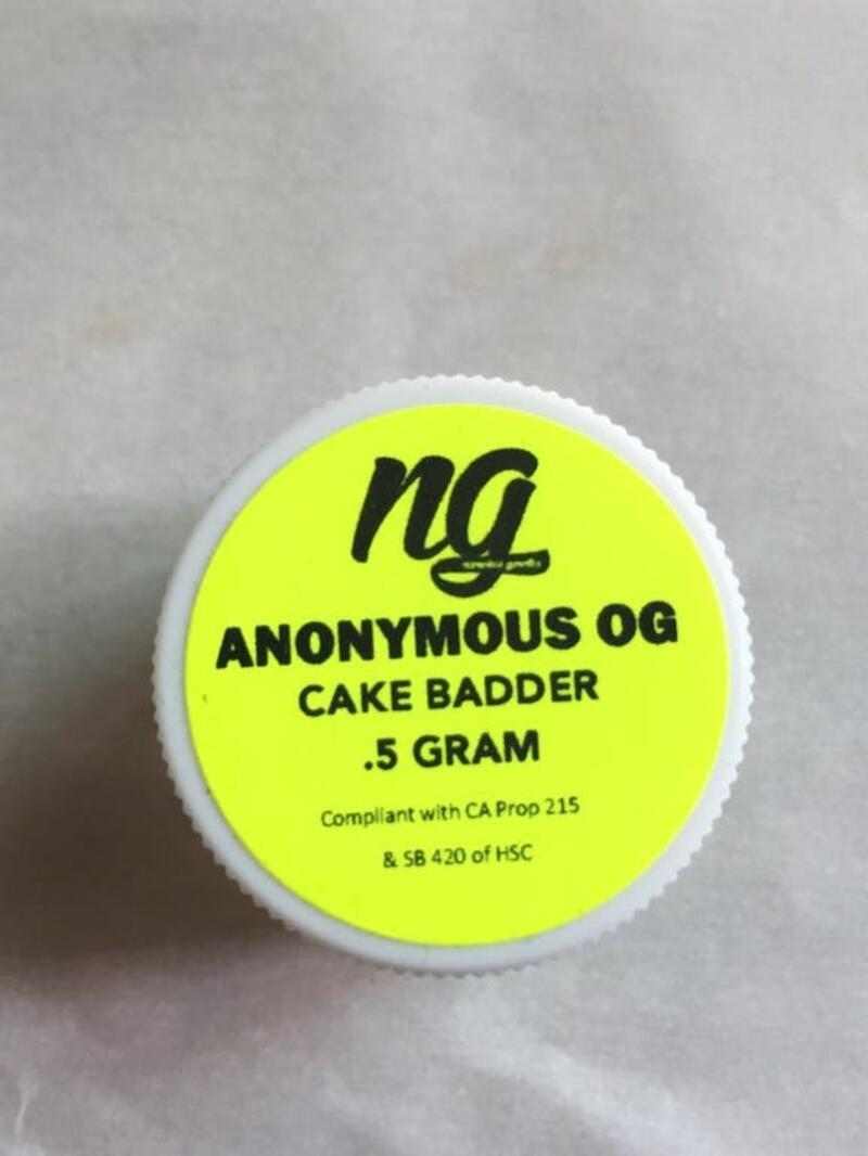 Nameless Genetics Nug Run - Anonymous OG Cake Badder