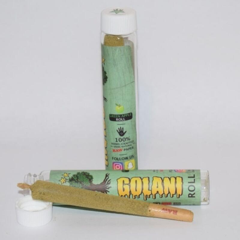 GOLANI PREROLL - GREEN APPLE [[ 2/$25 5/$50 ]]