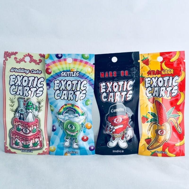 Exotic 1g Cartridges - Skittles Sativa