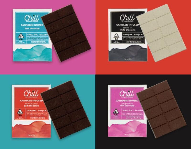 Chill 'That's a Spicy Dark Chocolate' Bar - 100mg