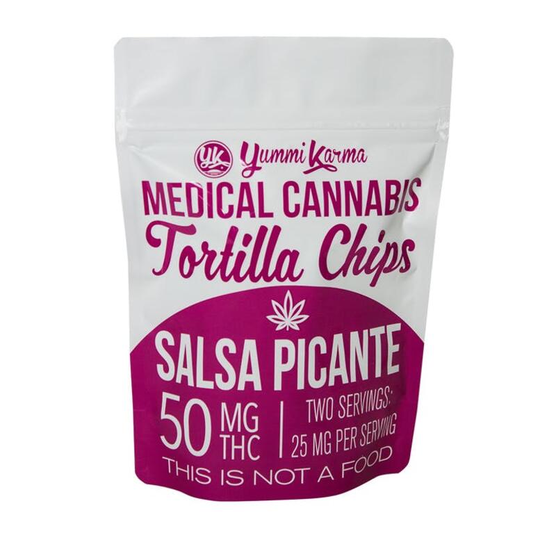 Medical Cannabis Tortilla Chips, Salsa Picante