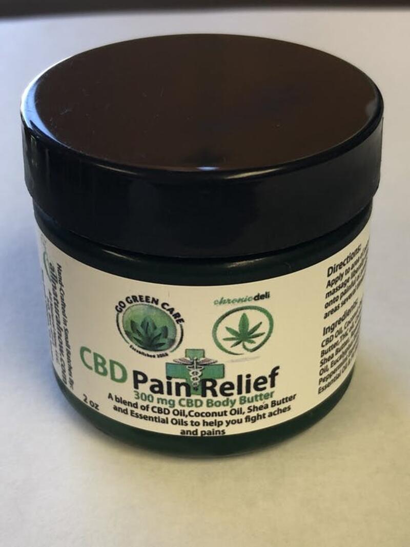 TOPICAL - Pain Relief Body Butter 300mg CBD ONLY ($50)