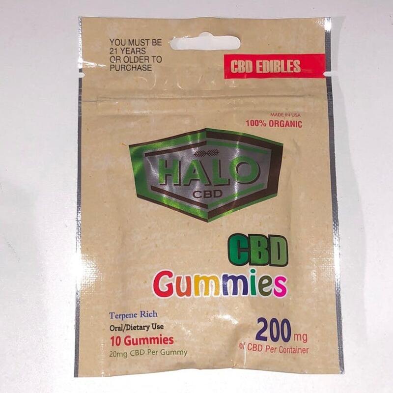 Halo CBD Gummies (200mg)