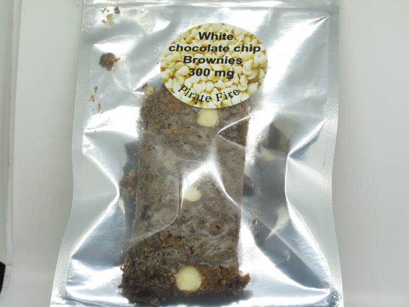 White Chocolate Chip Brownie 300mg THC
