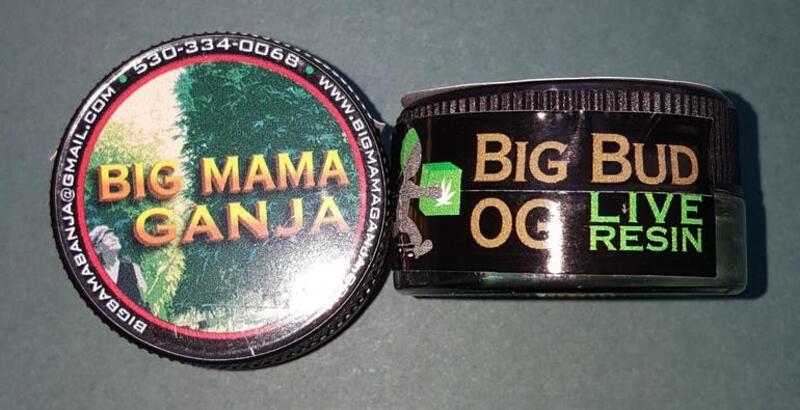 Big Bud OG Live Resin- Big Mama Ganja Farms