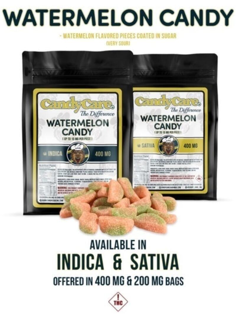 Candy Care 200mg Indica Watermelon Bites