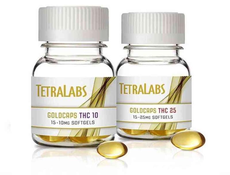 Goldcaps 25mg - Tetralabs