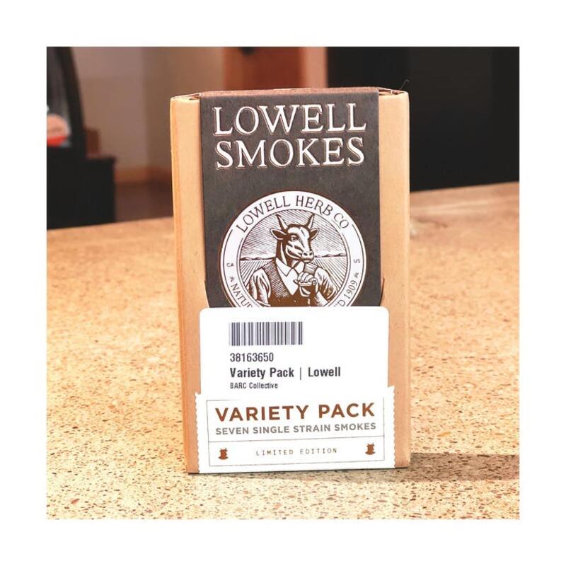 Lowell Smokes- Variety Pack 1/8th