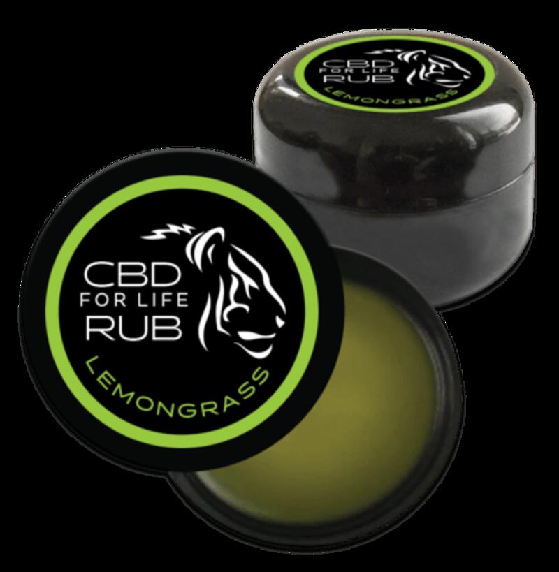 Pure CBD For Life Rub - Lemongrass