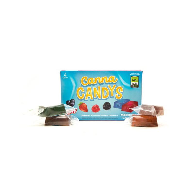 Berry Hard Candy 4 Packs, 240mg/Box