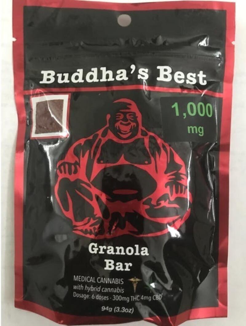 Buddha's Best - Granola Bar (1000 MG)