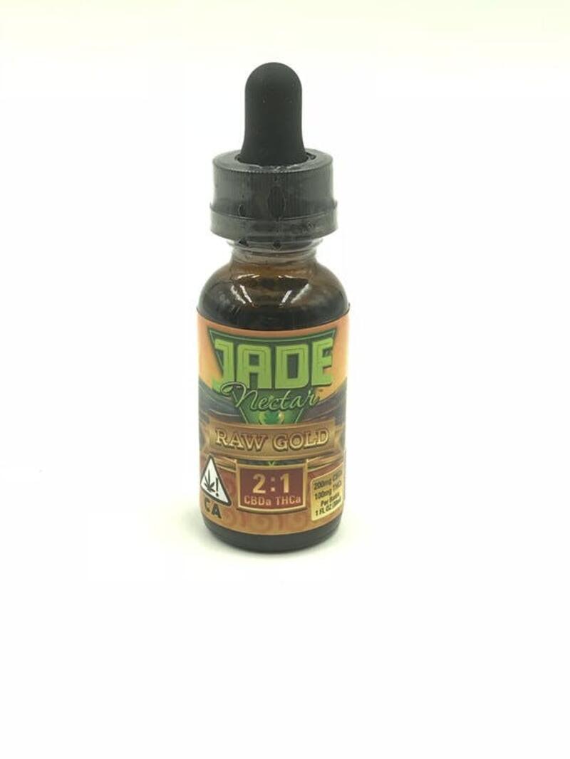 JADE NECTAR - Raw Gold 2:1 CBD Tincture