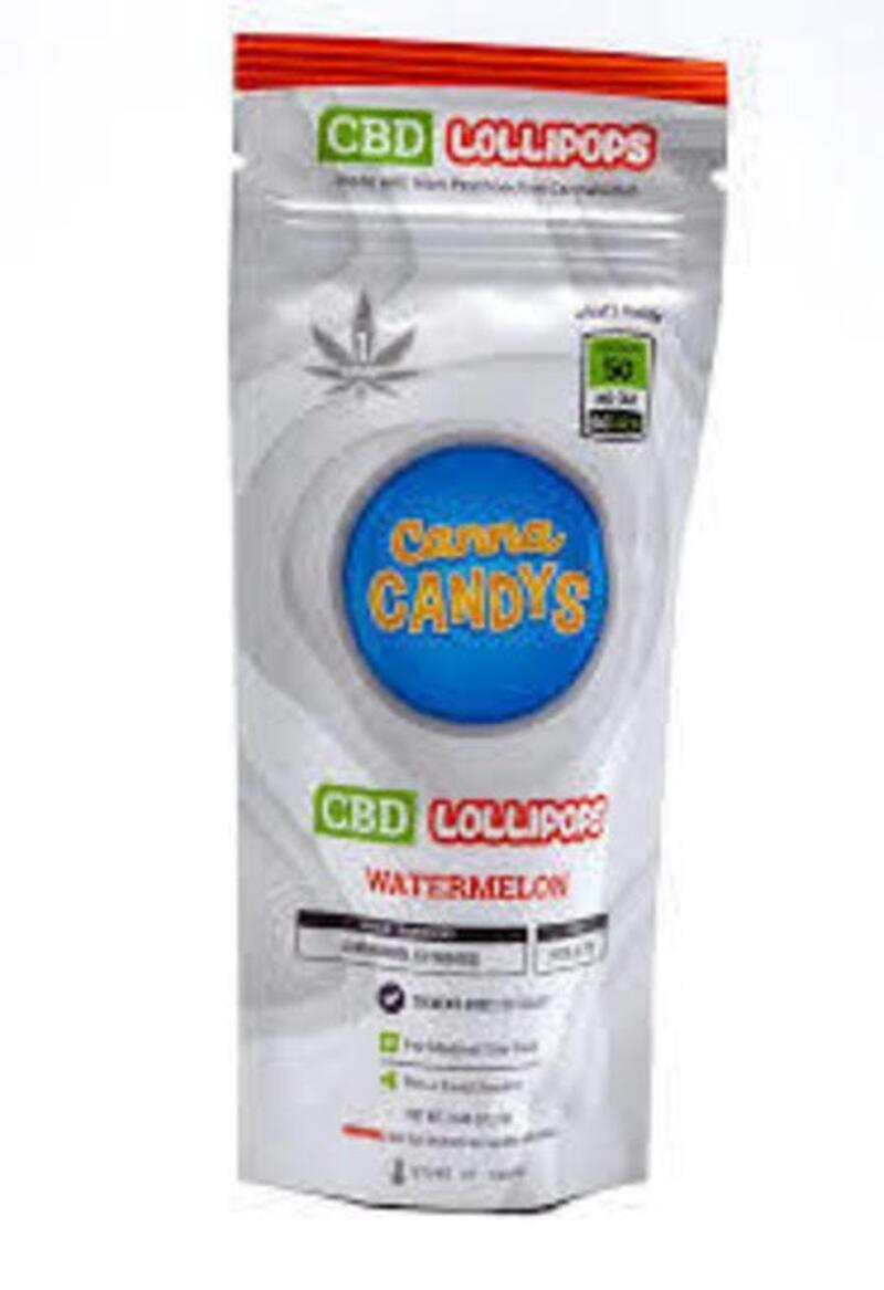 CannaCandy CBD Lollipop - Raspberry 100mg