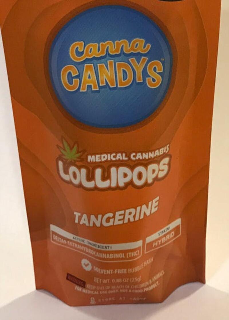CannaCandy Lollipop - Tangerine