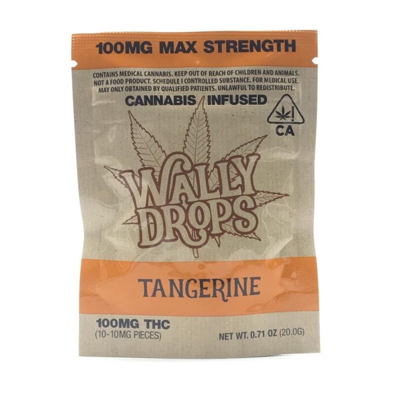 100mg Tangerine - Wally Drops