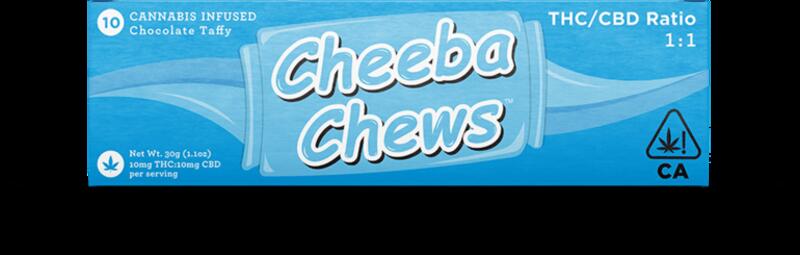 Cheeba Chews 50 CBD/50 THC