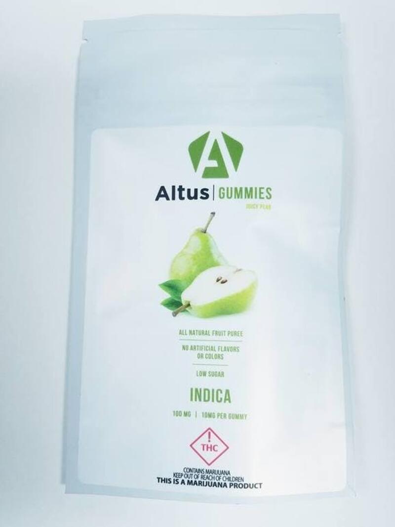 Altus Gummies Juicy Pear Indica