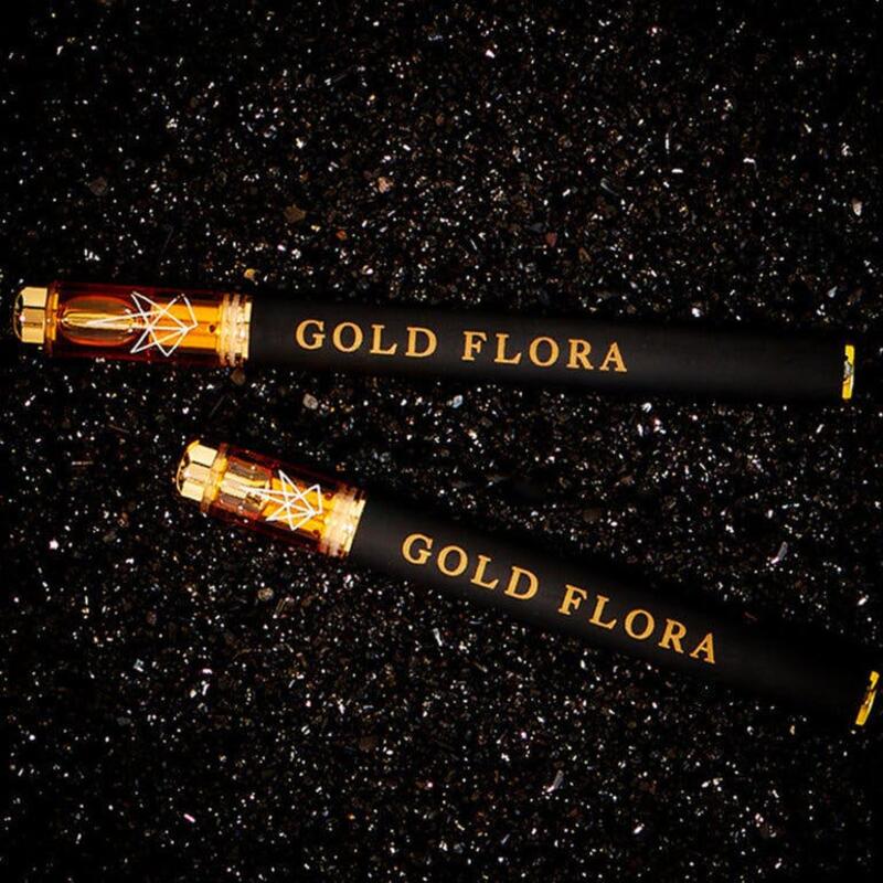Black Gold Disposable Vape Pen by Gold Flora .25g