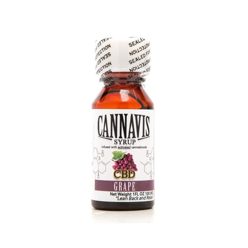 Cannavis Syrup, CBD Grape 100mg
