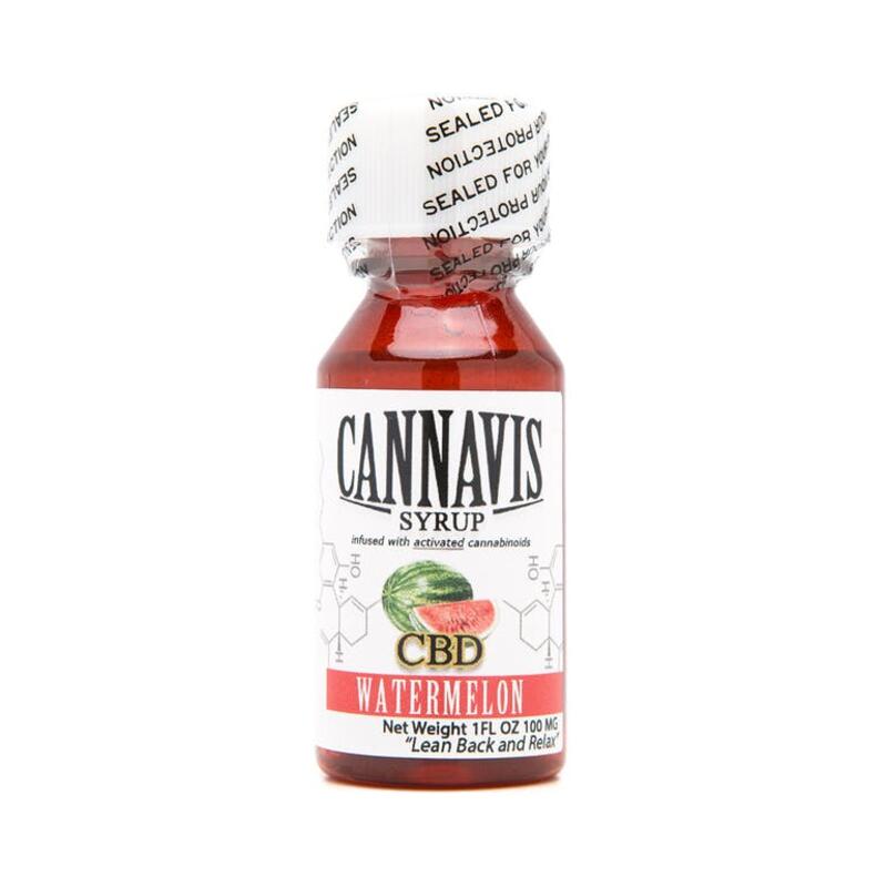 Cannavis Syrup, CBD Watermelon 100mg