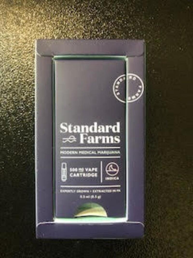 Standard Farms - Indica Blueberry CO2 Cartridge 500mg