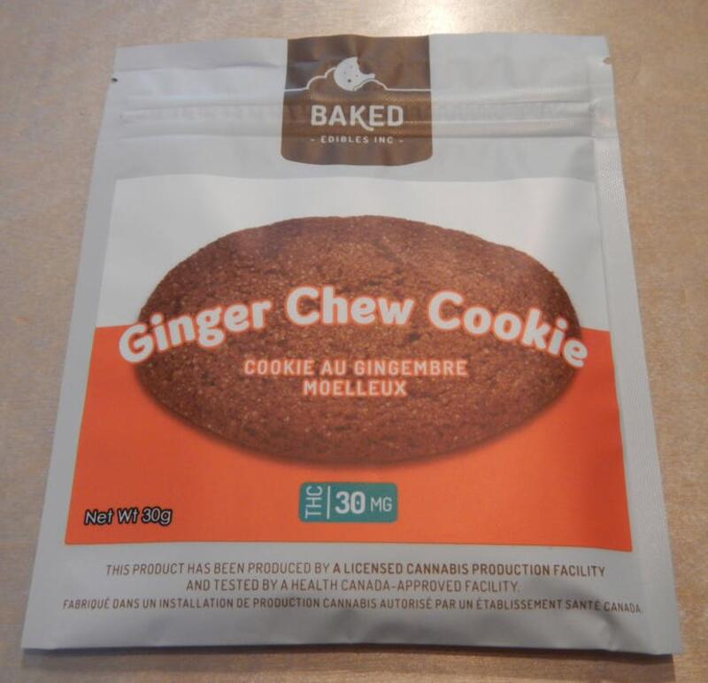 Baked - Ginger Chew Cookie (30mg THC)