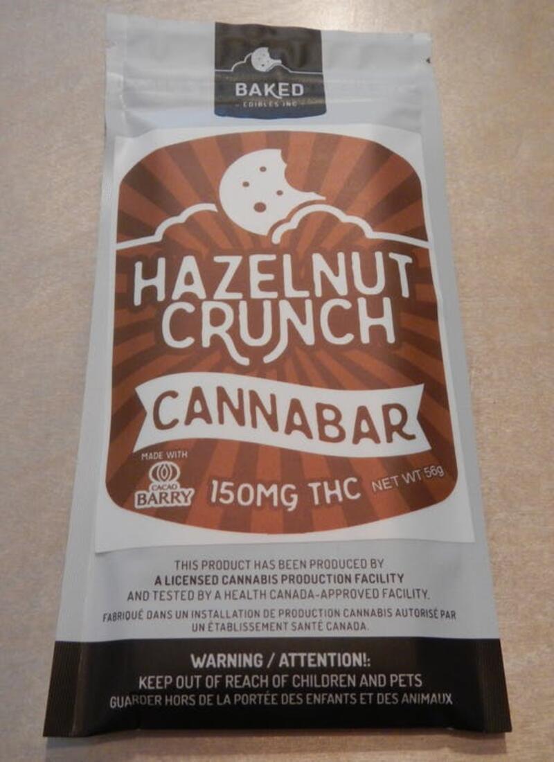Baked - Hazelnut Crunch Chocolate Bar (150mgTHC)