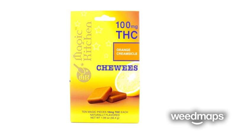 100mg THC Orange Creamcicle Chews 10pk - NWCS