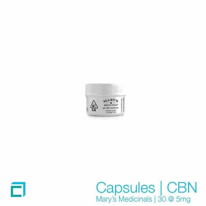 Mary's Medicinals CBN Capsules