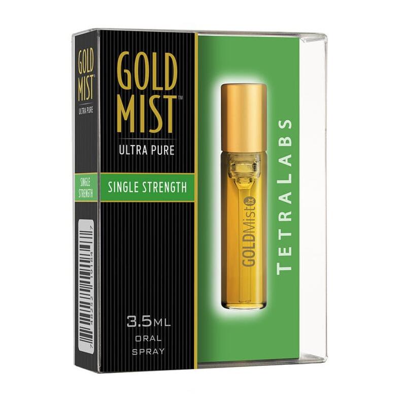 GoldMist™ 1x THC Oral Spray, 250mg THC