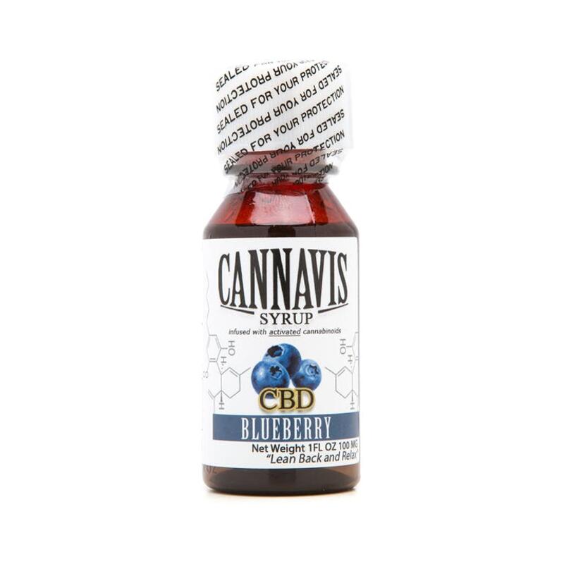 Cannavis Syrup, CBD Blueberry 100mg
